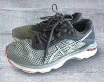 ASICS 6 GT-2000 Running Shoe Gray & Light Pink Womens 8.5 Style T8559 Flyte Foam