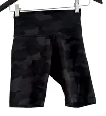 Lululemon heritage camo super high rise align short EUC