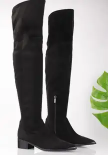 Marc Fisher Black Over-the-Knee Boots