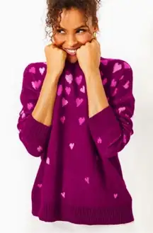 Lilly Pulitzer Elizabelle Hearts Sweater