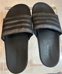 Adidas adilette NWT Sparkly Slides Women's Size 6 Sandals