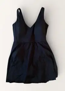 SPANX Swim Black Skirted One Piece Swimsuit Bathing Suit Size XL