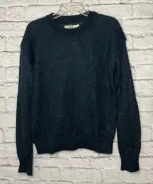 M.I.H Jeans mohair wool blend crew neck pullover casual sweater S.