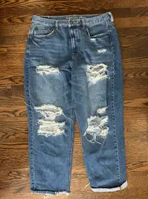 American Eagle Ripped Mom Jeans