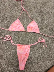 Shein Pink Bikini Set 
