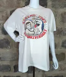 Vintage Eskimo Joe's T-Shirt Unisex Large Single Stitch Novelty 20th Anniversary