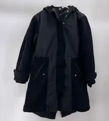 Madewell XS black trench coat