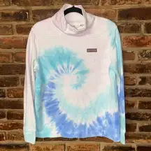 Vineyard Vines Tie Dye Mock Neck Sweatshirt The Shep Shirt Women's Size Small