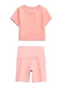 Offline by Aerie Shell Pink Set