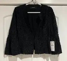 Zara Jacket - sparkles - glitter - holiday new‎ with tags large