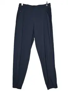 Athleta Pants Womens 10 Navy Blue Brooklyn Jogger Travel Pant Lounge Athleisure