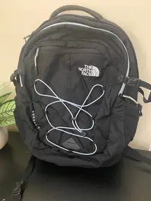 The North Face Borealis Backpack Book Bag Outdoors Travel Aqua Black Flexvent