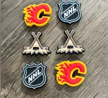 Calgary Flames NHL Hockey Croc Charms Jibbitz