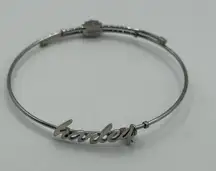 Harley Davidson Women’s Stainless Steel Logo Bangle Bracelet