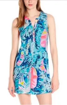 Lilly Pulitzer Essie Dress hey bay bay size large