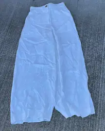 House of Harlow 1960 Tropical Palm Leaf Printed Wide Leg Pants Size S White