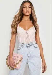 Boohoo Lace Bodysuit