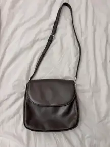 Hillary & Hanson Leather Brown Crossbody Bag