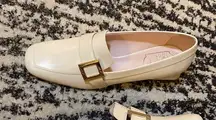 Roger Vivier Leather Mini Buckle Loafer size 40.5