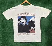 The Rolling Stones Bridges to Babylon Album Rock Band Tee XL