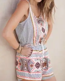 Minkpink tribal print space cowboy romper small