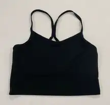 Everyday Yoga Black Strappy Sports Bra/Crop Tank – Medium Activewear Top