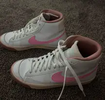 Pink Nike Blazers 