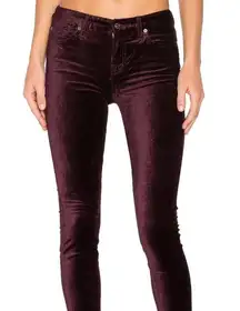 7 for all mankind ankle skinny in boysenberry
