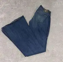 vintage true religion jeans flare made in USA Sz 26‎ Low Rise