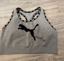 PUMA PADDED GREY SPORT TOP M