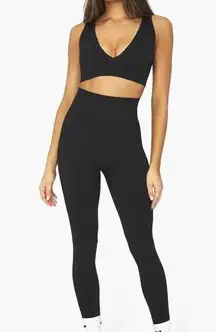 WeWoreWhat Seamless Leggings Black Active Wear Work Out M $98