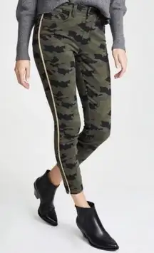 L'AGENCE Margot High Rise Camo Skinny Jeans Camo Stone 26