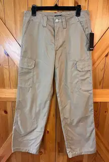 True Religion Women's Military Cargo Pants Beige Travertine SZ 27 NWT $139 (3624