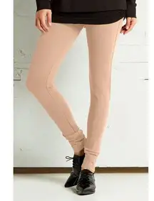 Planet by Lauren G Scuba Jeggings Size 2/US 10-14 Salmon Pull On