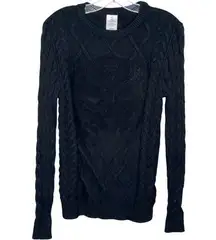 Disney Marvel Avengers Black Panther Cable Knit Sweater Sz S Disneyland