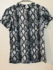 Snake Print Top 