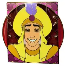 Royalty Mystery Set Stained Glass Aladdin Prince Ali Jasmine Disney Pin 117189