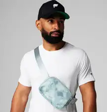 Fabletics The Belt Bag Sage Gray Cloud Wash Crossbody Bag