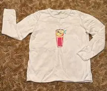 SOLD!!!!Lisa Todd  Lemonade 100% Cotton Beautiful Sweater Size M Pink