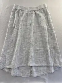 Women’s J. Jill White Checkered Texture Skirt Sz S/P