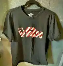 Women’s Nike The Van Short Sleeve Tshirt Black Red White XXL