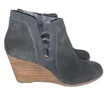 Lucky Brand Black Suede Yabba Booties 8