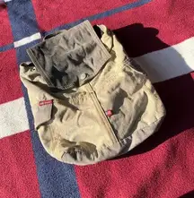 Rare Vintage Polo Ralph Lauren acid washed denim backpack ruck sack bag