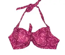 Womens American eagle pink and purple bikini top with underwire