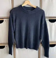 Something Navy crew neck sweater