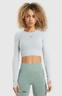 Gym Shark FLEX SPORTS LONG SLEEVE CROP TOP