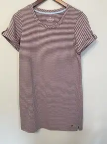 Southern Tide Women's Athletic Dress Pink Stripe Stretch‎ Cotton Spandex Golf M