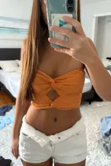 Blanco By Nature Boutique Orange Top