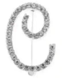 Charter Club Rhinestone Initial‎ C Pin