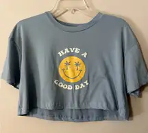 SHEIN x Boture Have a Good Day Crop Top